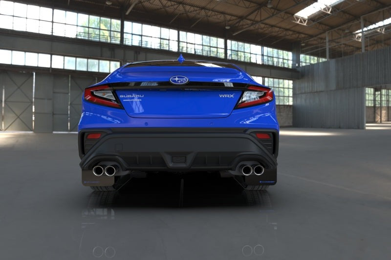 Rally Armor Black UR Mud Flap w/Blue Logo - 2022-2026 Subaru WRX