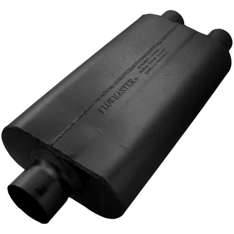 Flowmaster 50 Series Delta Flow 3-Inch Center Inlet / Dual 2.25-Inch Outlets Muffler - 9430522