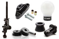 Cobb Stg 2+ Drivetrain Pkg - Black Knob / White & Black Lockout - 2004-2021 Subaru STI 6MT
