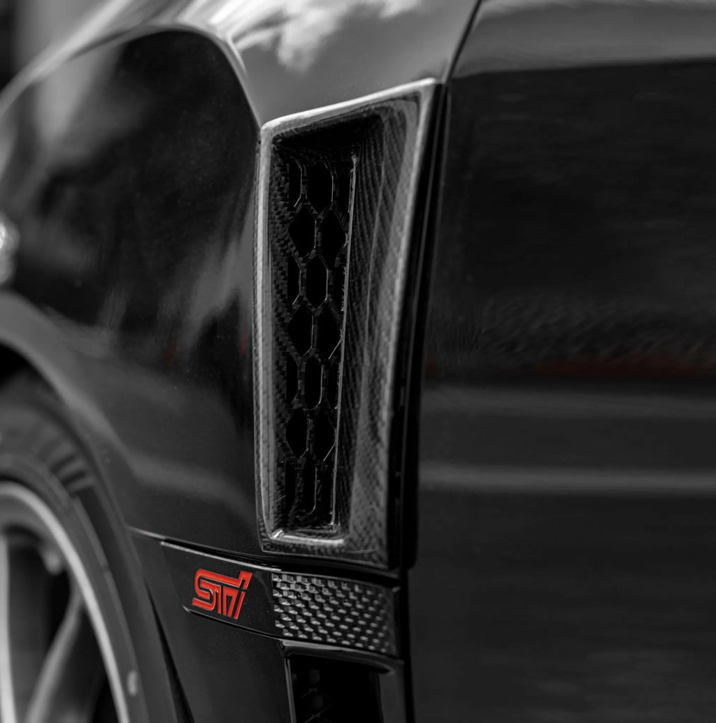 Compressive Tuning STI Carbon Fiber Fender Vent - 2015-2021 Subaru STI, 2015-2021 Subaru WRX