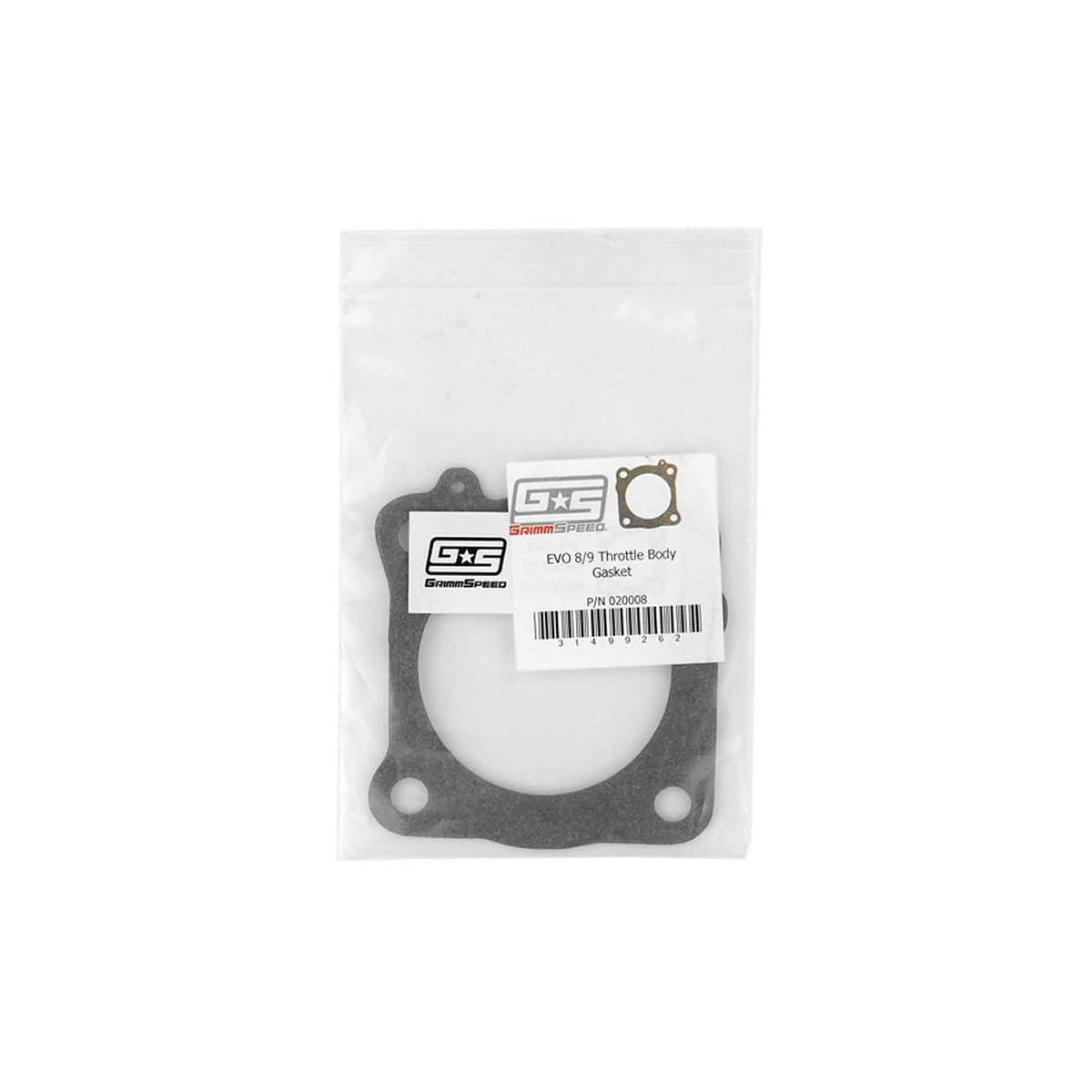 GrimmSpeed Throttle Body Gasket - 2003-2006 Mitsubishi Evo 8/9
