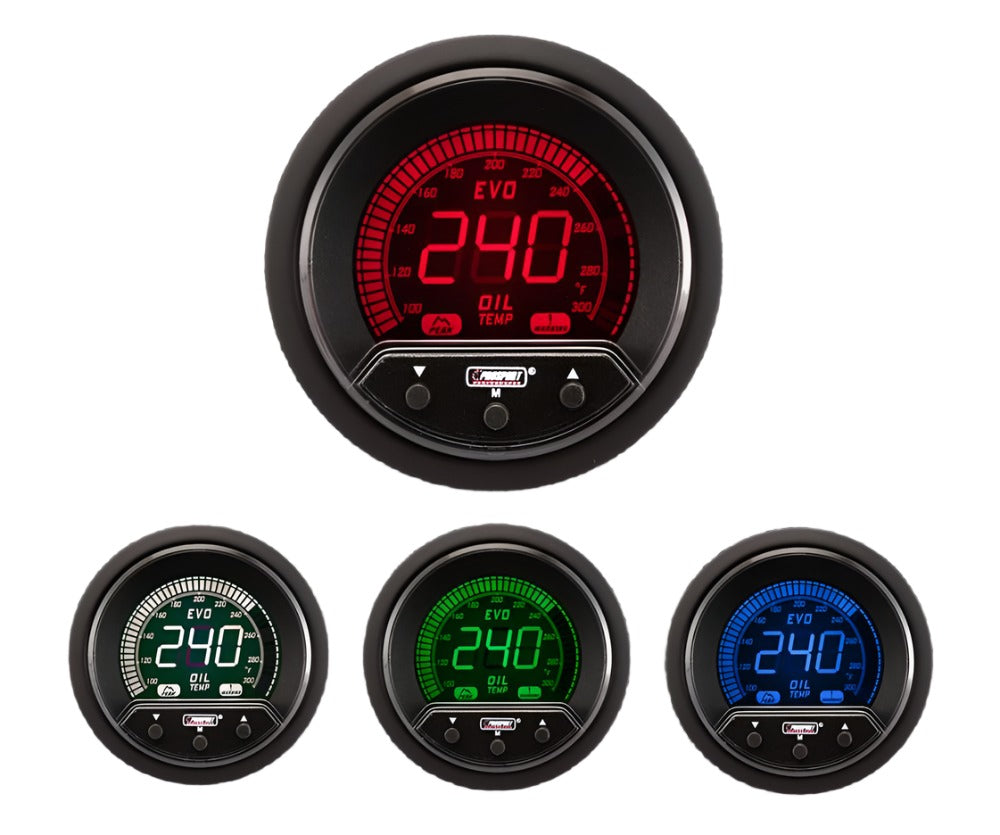 ProSport 2-1/16" Premium Evo Electrical Oil Temperature Gauge