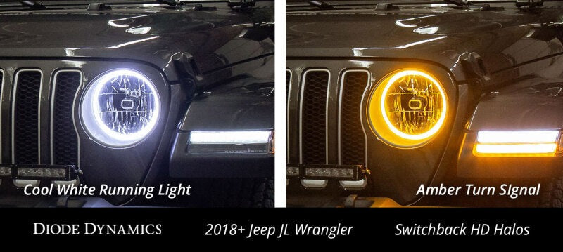 Diode Dynamics Halo Lights LED 120mm Switchback (Pair) - Universal