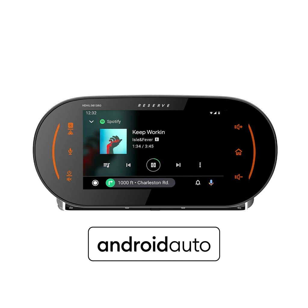 Precision Power 7" Plug-n-Play Touchscreen Head Unit with Apple CarPlay®, Android Auto® & SiriusXM® Tuner Ready - HDHU.9813RG