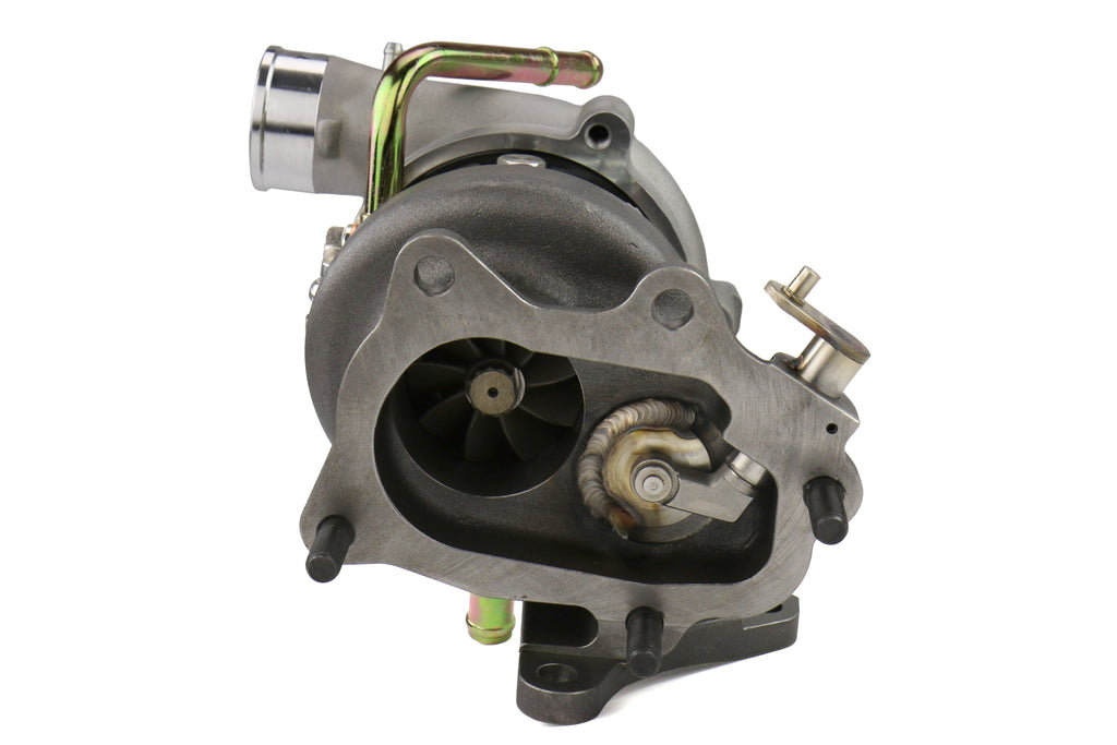 Forced Performance FP BLUE Turbocharger Subaru STI 58mm 8cm EWG w/ Oil Feed Line - 2002-2007 Subaru WRX / 2004-2021 Subaru STI