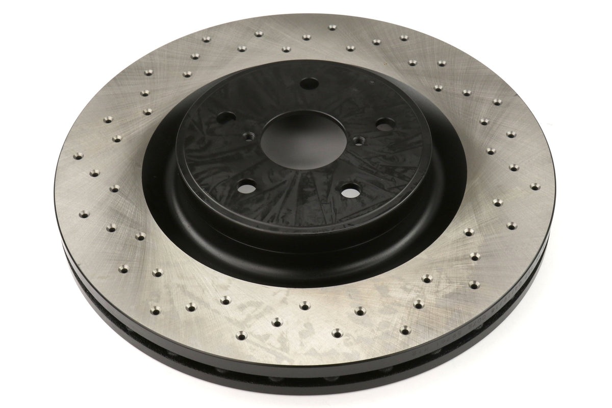 Stoptech Drilled Rotor Single Front - 2018-2021 Subaru STI