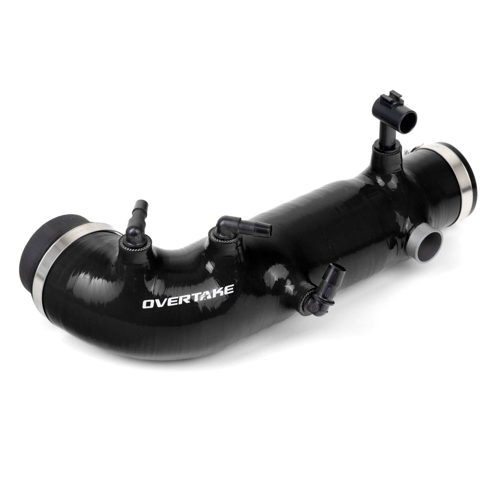 Overtake Silicone Turbo Inlet Hose (Black) - 2004-2021 Subaru STI / 2002-2007 WRX