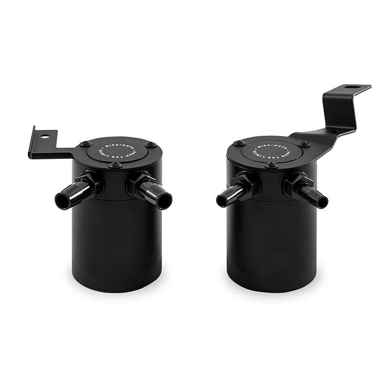 Mishimoto Baffled Oil Catch Can Kit, Black - 2015-2021 Subaru WRX