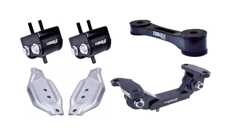 Torque Solution Engine / Trans / Pitch Mount Kit w/ Mount Plates - 2002-2014 Subaru WRX / 2004-2021 STI