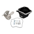 IAG Street Series Oil Pan w/ Removable SS Lower Baffle - Black (Pan + SS Baffle Only) - 2002-2014 Subaru WRX / 2004-2021 STI / 2005-2009 Legacy GT / 2004-2013 Forester XT