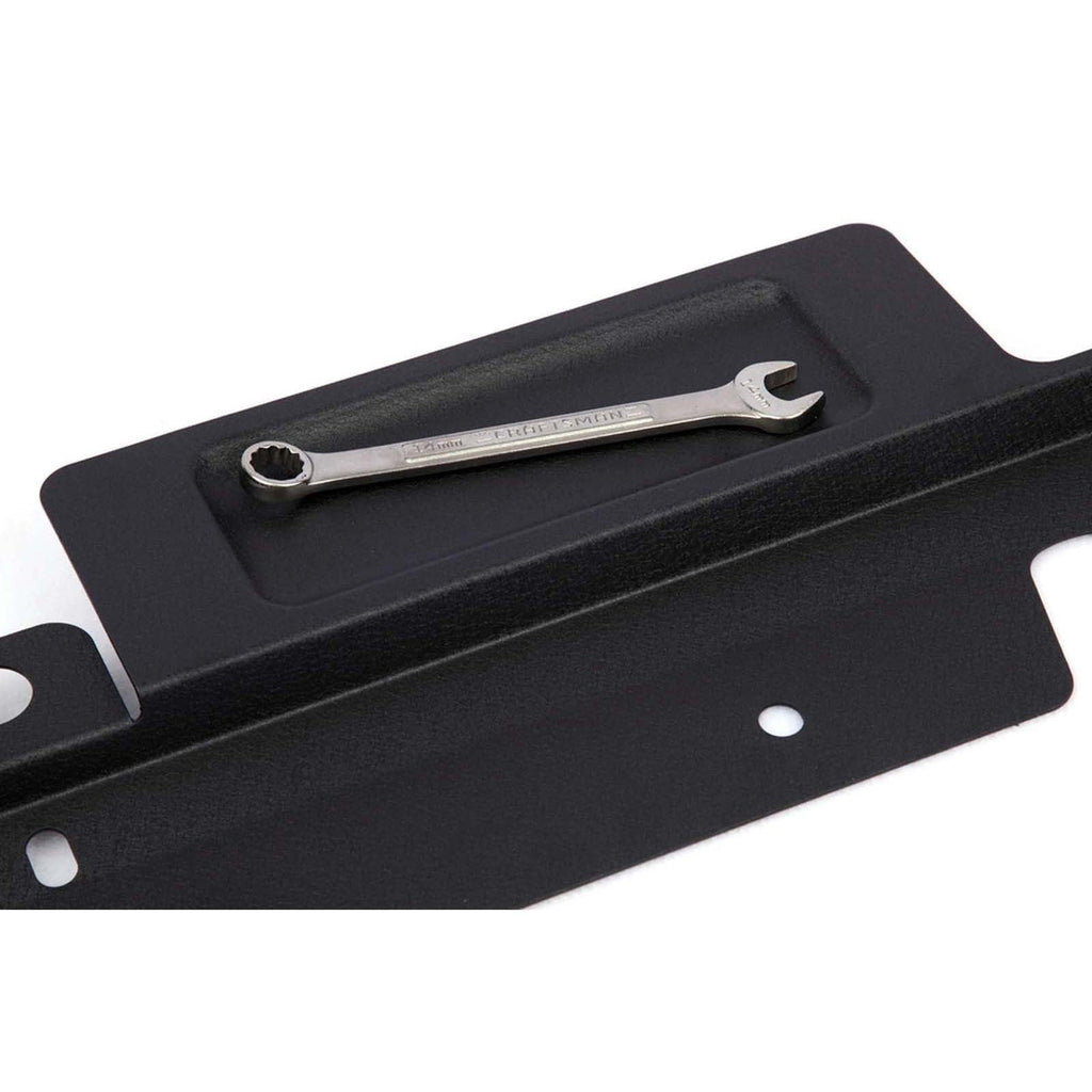 GrimmSpeed Radiator Shroud w/ Tool Tray Black - 2008-2014 Subaru WRX/STI