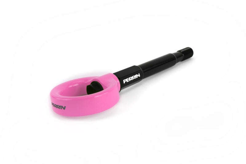 PERRIN Front Tow Hook (Hyper Pink) - 2018-2021 Subaru WRX / STI / 2013-2016 Scion FR-S / 2013-2020 Subaru BRZ / 2017-2020 Toyota 86