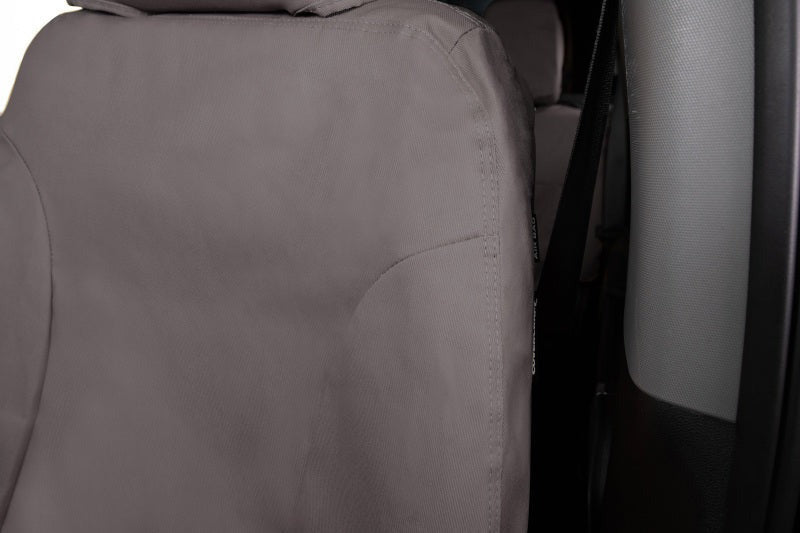 Covercraft 15-21 Ford Transit Polycotton SeatSaver Custom Third Row Seat Covers-Misty Grey