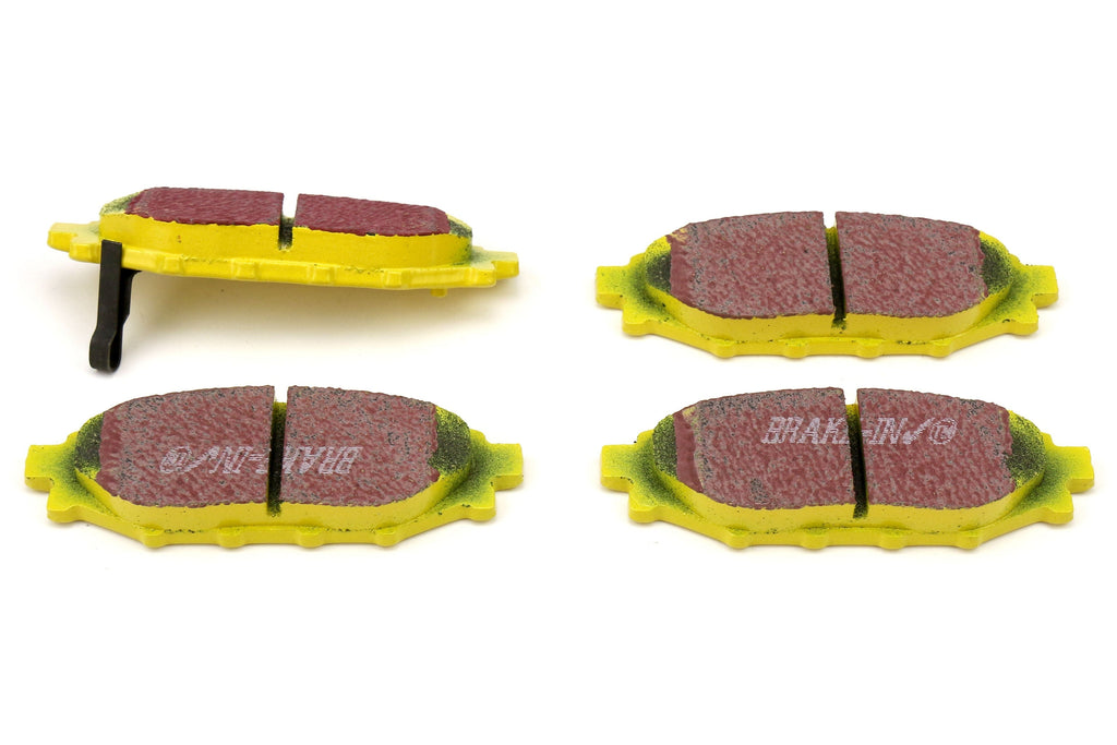 EBC Brakes Yellowstuff Street And Track Rear Brake Pads - 2008-2014 Subaru WRX / 2013-2020 BRZ /FR-S / GT86