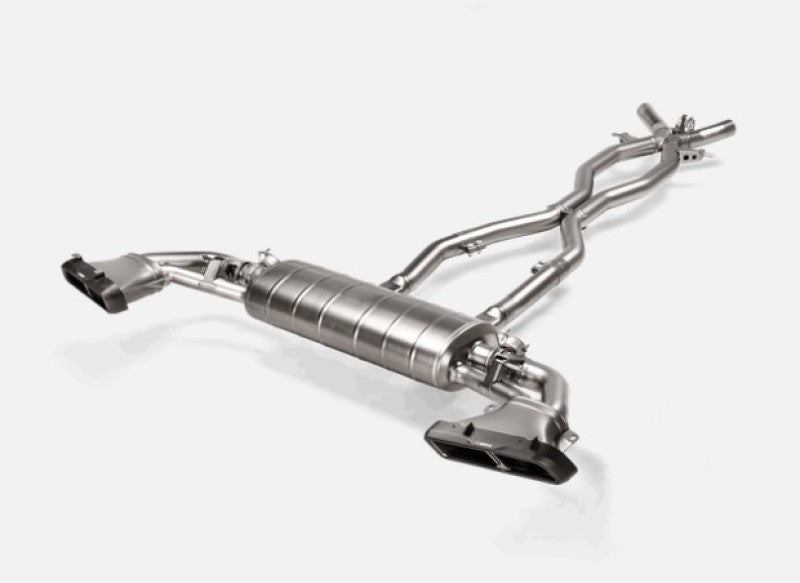 Akrapovic Evolution Line with and without Hitch- Titanium for 2020+ Mercedes-AMG GLE 63S Coupe - S-ME/TI/14H/1