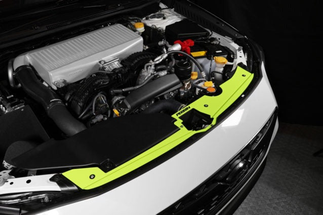 PERRIN Radiator Shroud Neon Yellow - 2022-2024 Subaru WRX