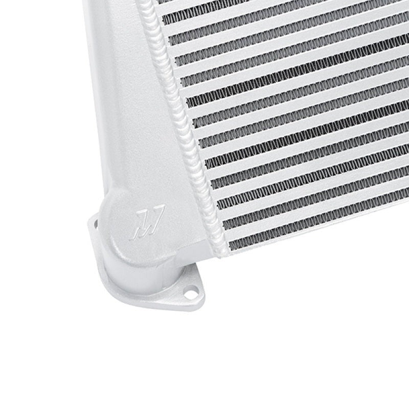 Mishimoto Top-Mount Intercooler Kit - Silver Powder Coat / Blue Hoses - 2008-2014 Subaru WRX
