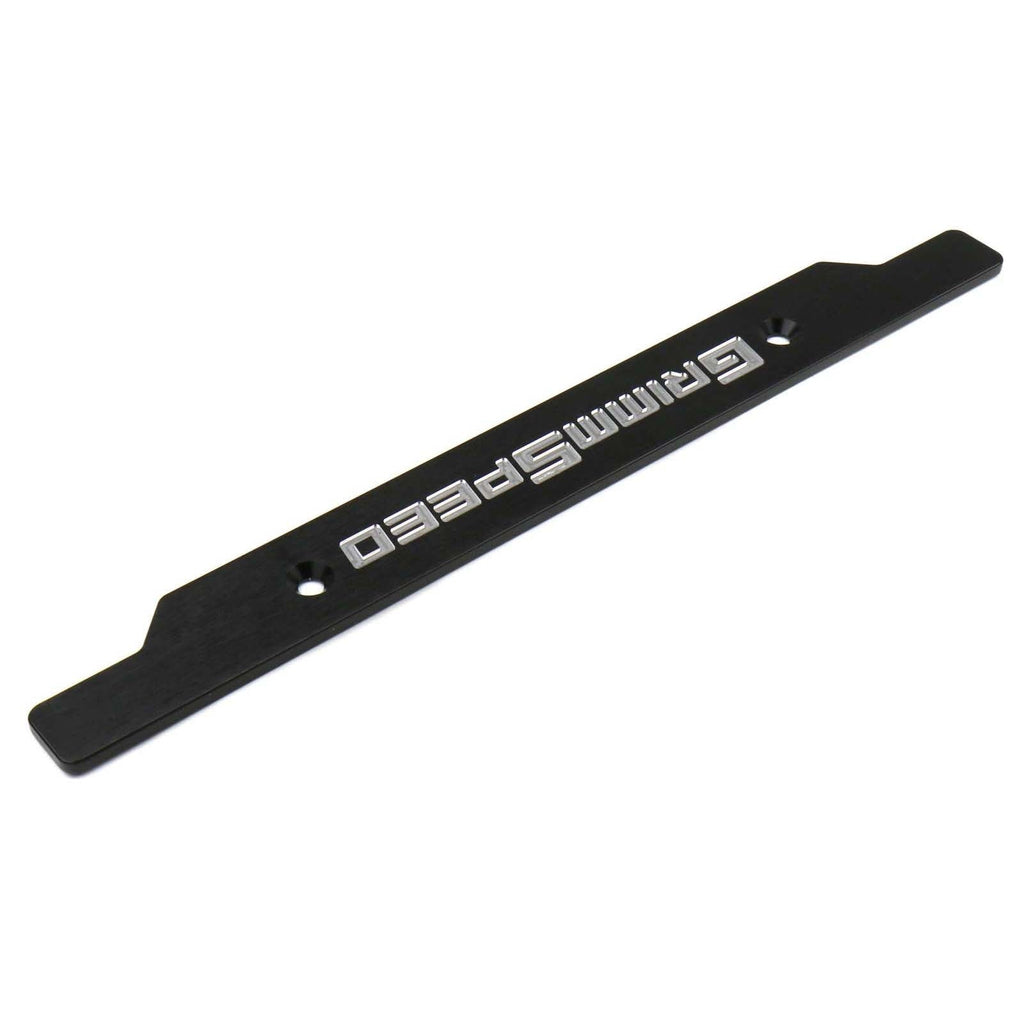 GrimmSpeed License Plate Delete Black/Silver - 2002-2005 Subaru WRX/STI
