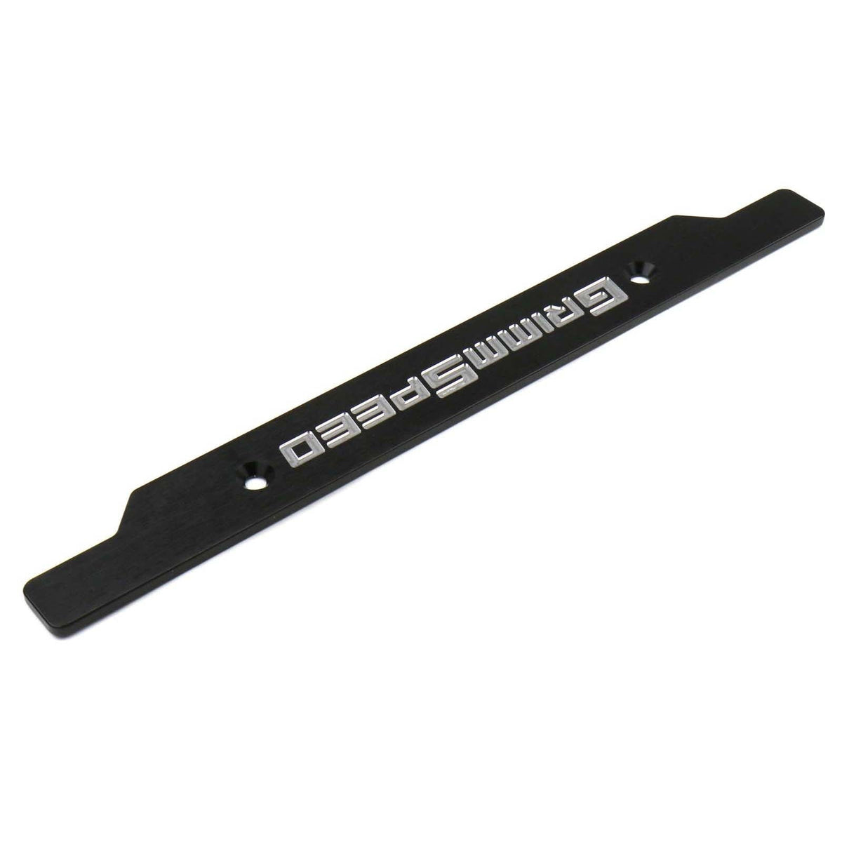 GrimmSpeed License Plate Delete Black/Silver - 2002-2005 Subaru WRX/STI