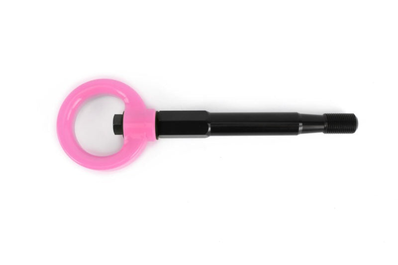 PERRIN Tow Hook Kit for Rear Hyper Pink - 2015-2017 Subaru WRX / STI