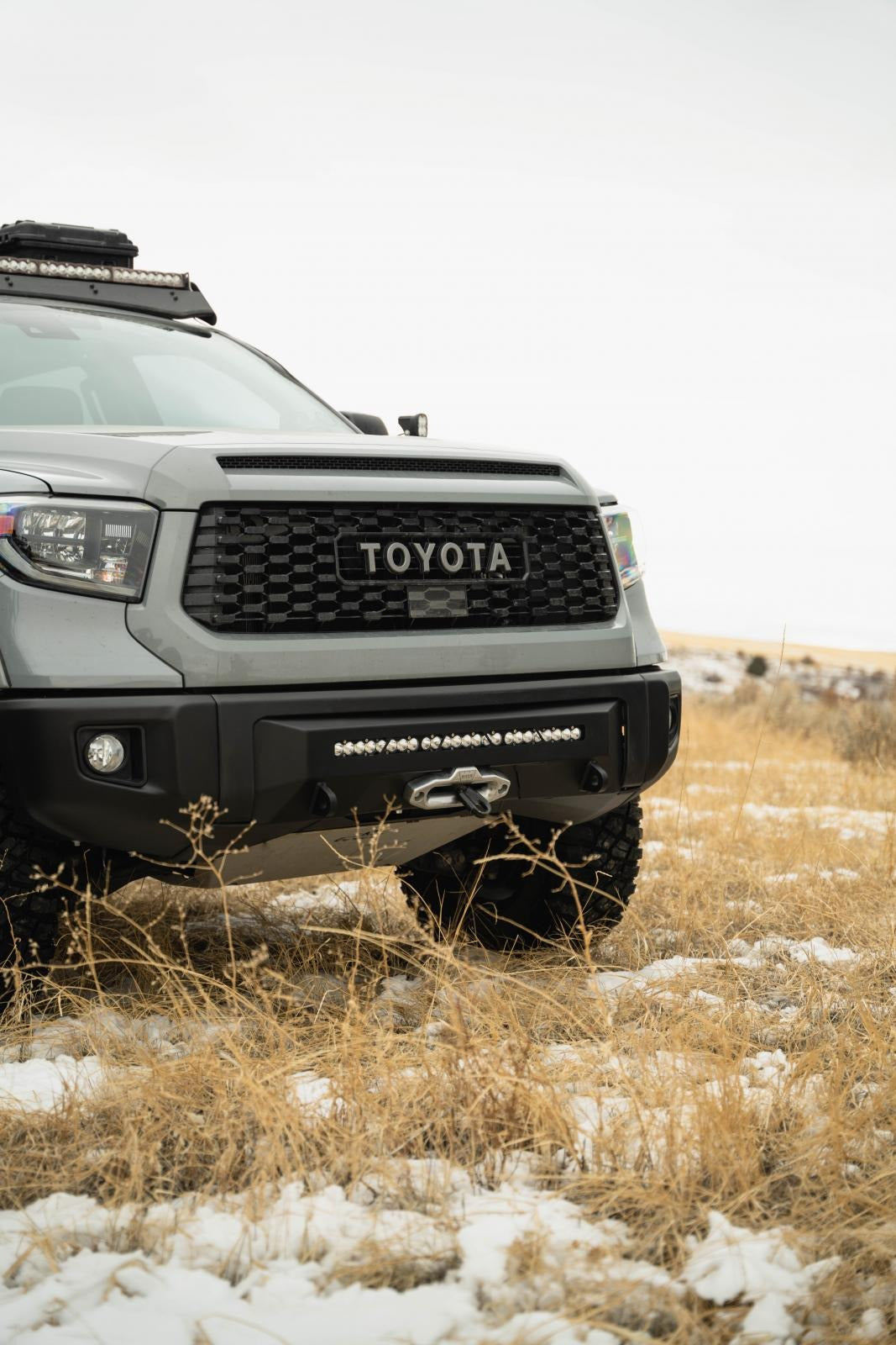 Toyota Tundra Covert Front Bumper w/ Bull Bar 14-21 Tundra Steel Powdercoat CBI Offroad