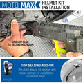 Rugged Radios MOTO MAX Comm Kit w/ HD OFFROAD Cables With Black RDH-X -Business Band Radio