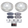 Power Stop Semi-Coated Front Rotor Kit - 2002-2005 Subaru Outback