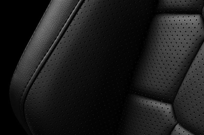 Braum Elite-X Series Sport Seats - Komodo Edition | Black Leatherette (Black Stitching) Pair - Universal