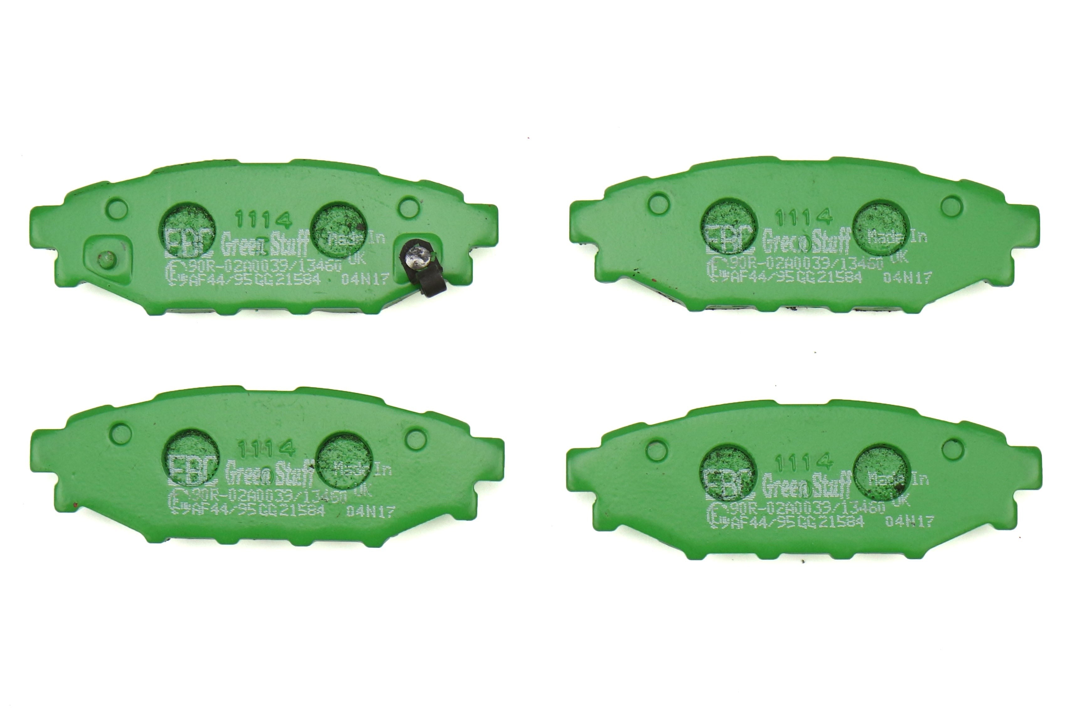 EBC Greenstuff Rear Brake Pads - 2015-2021 Subaru WRX (Non Eyesite)