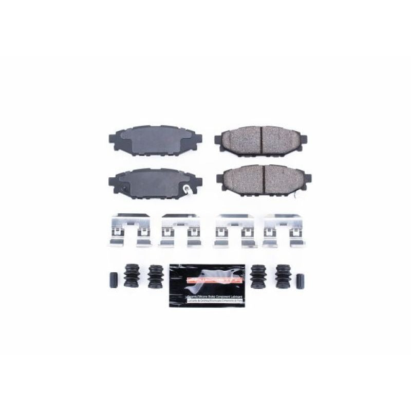 Power Stop Rear Z23 Evolution Sport Brake Pads w/Hardware - 2013-2016 Subaru BRZ
