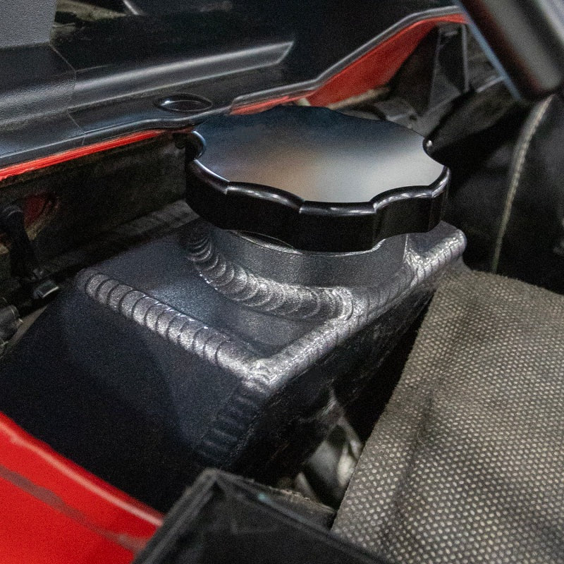 Wehrli 10-12 Cummins 6.7L OEM Placement Coolant Tank - Flat Black