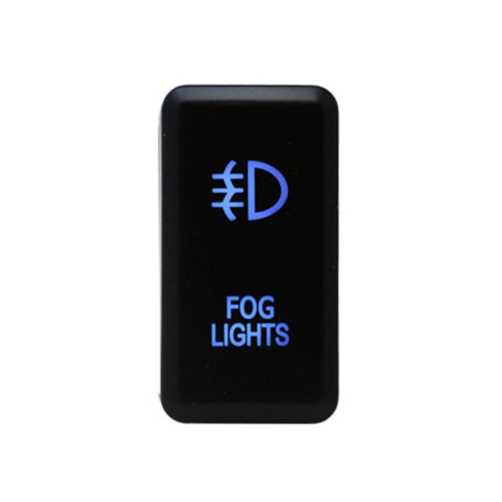Toyota Tall & Skinny OEM Style "Fog Lights" Switch Blue