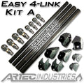 Artec Industries Easy 4 Link - Kit A - No Tube - All 1 1/4 In Krawler Joints