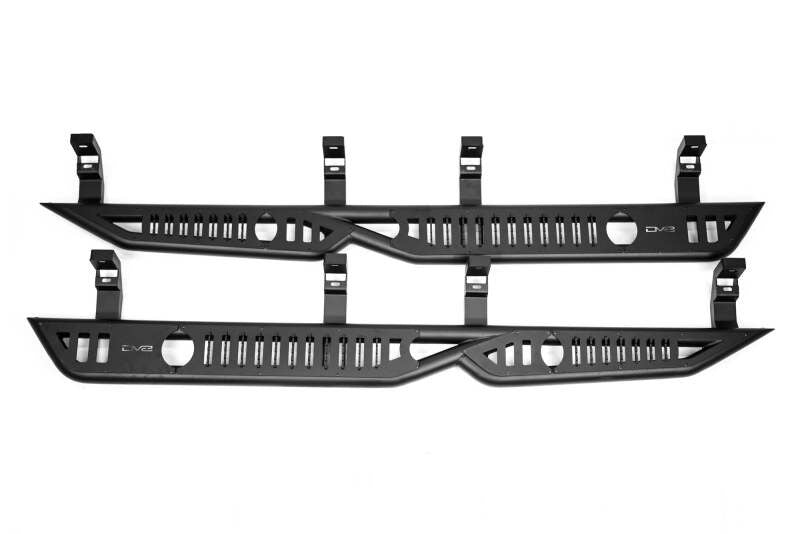 DV8 Offroad 23-24 Chevy Colorado OE Plus Side Steps - Black Steel