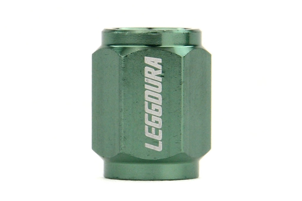 Project Kics Leggdura Racing Green Valve Cap - Universal