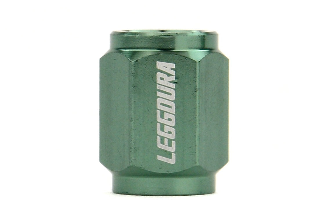 Project Kics Leggdura Racing Green Valve Cap - Universal