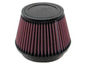 K&N Universal Rubber Filter - 5in Flange ID x 6.5in Base OD x 4.5in Top OD x 4.125in Height