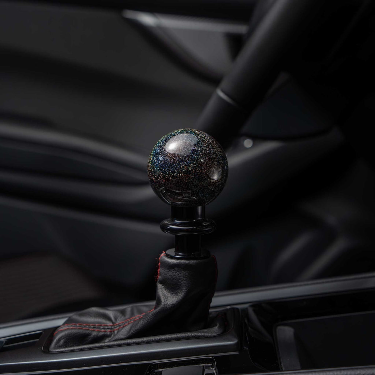 Billetworkz Automatic Shifter - Rainbow Sparkle - Fits Subaru CVT: WRX (15–21), Crosstrek (13–23), Forester (14–18), Impreza (12–23), Legacy/Outback (10–14)