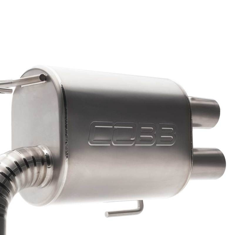 COBB Titanium Catback Exhaust (Incl. Burnt Ti Tips) - 2022-2026 Subaru WRX