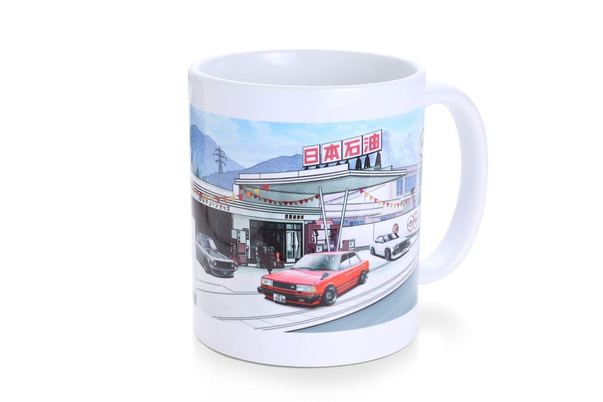 Tomei Mug - White B120/910/C210 Gas Station - Universal