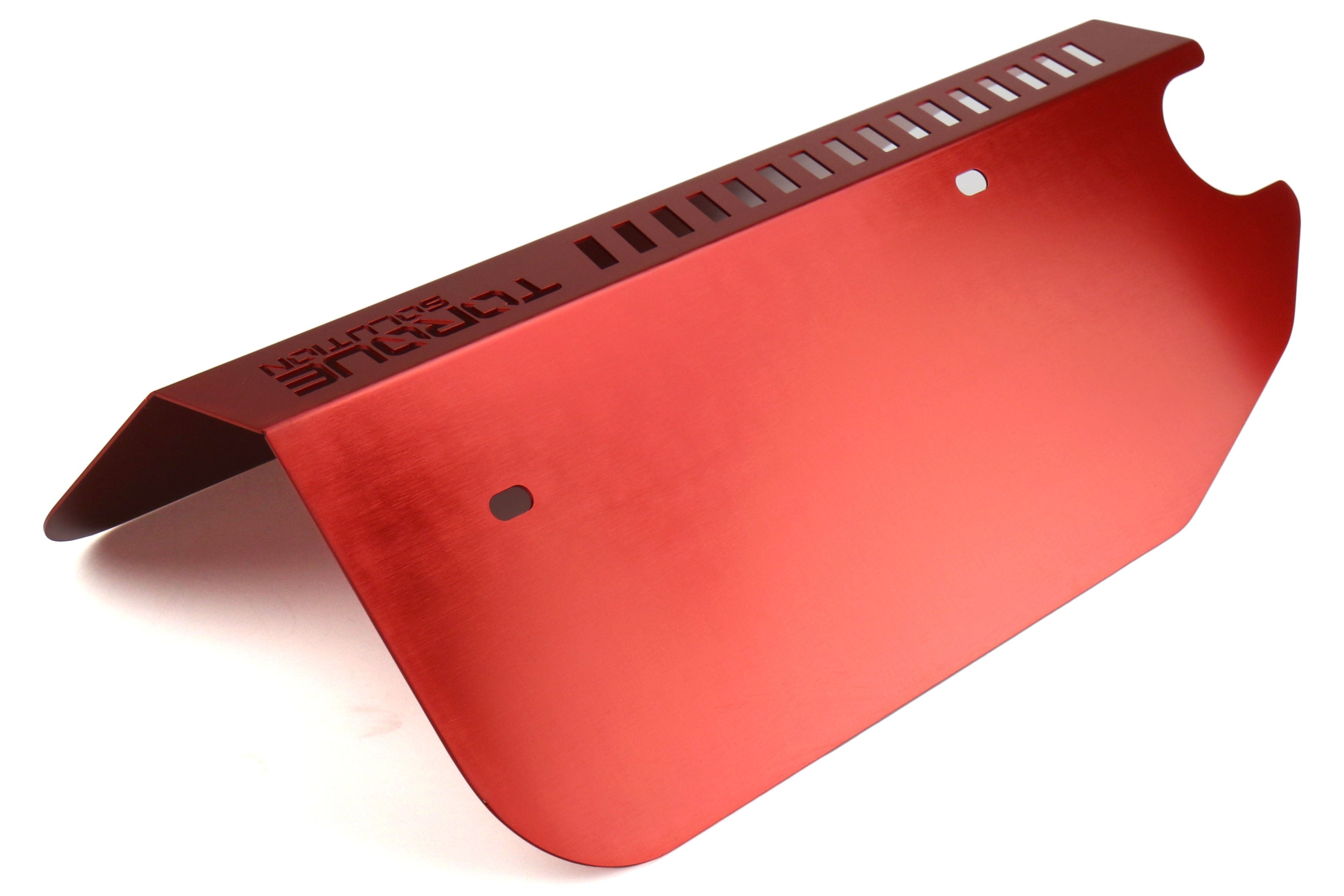 Torque Solution Engine Pulley Cover Red - 2015-2021 Subaru WRX / 2014-2018 Forester XT