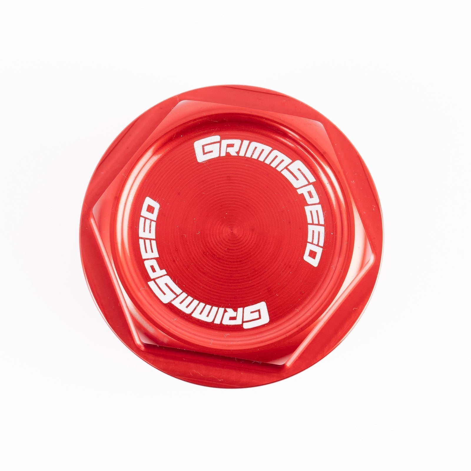 GrimmSpeed Version 2 Bolt Oil Cap (Red) - Subaru Universal
