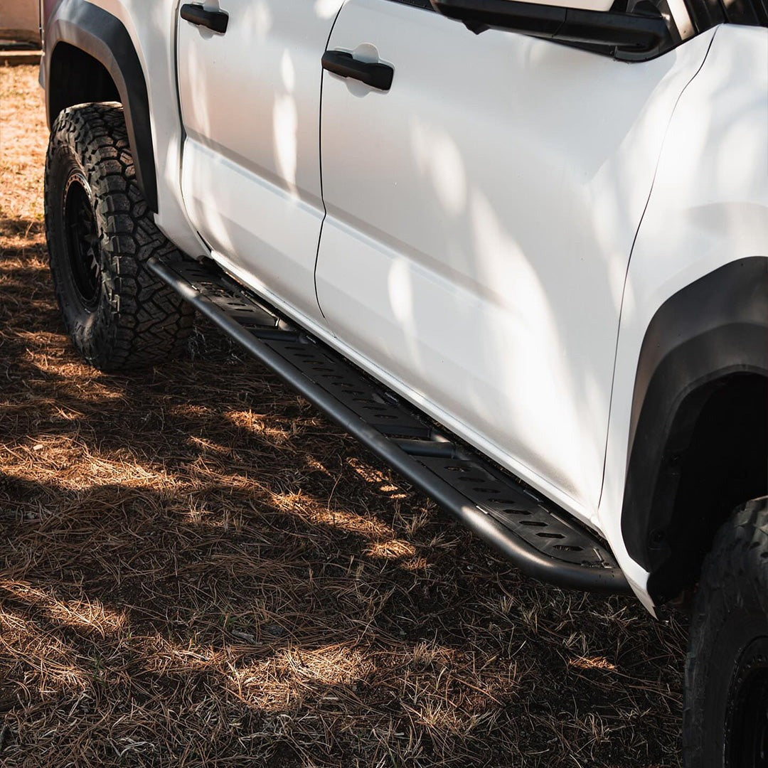CBI Toyota Tacoma 4th Gen Overland Bolt-On Rock Sliders l Long Bed l 2024