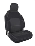 PRP 2021+ Ford Bronco 4 Door Front Seat Covers (Pair) - Black & Grey