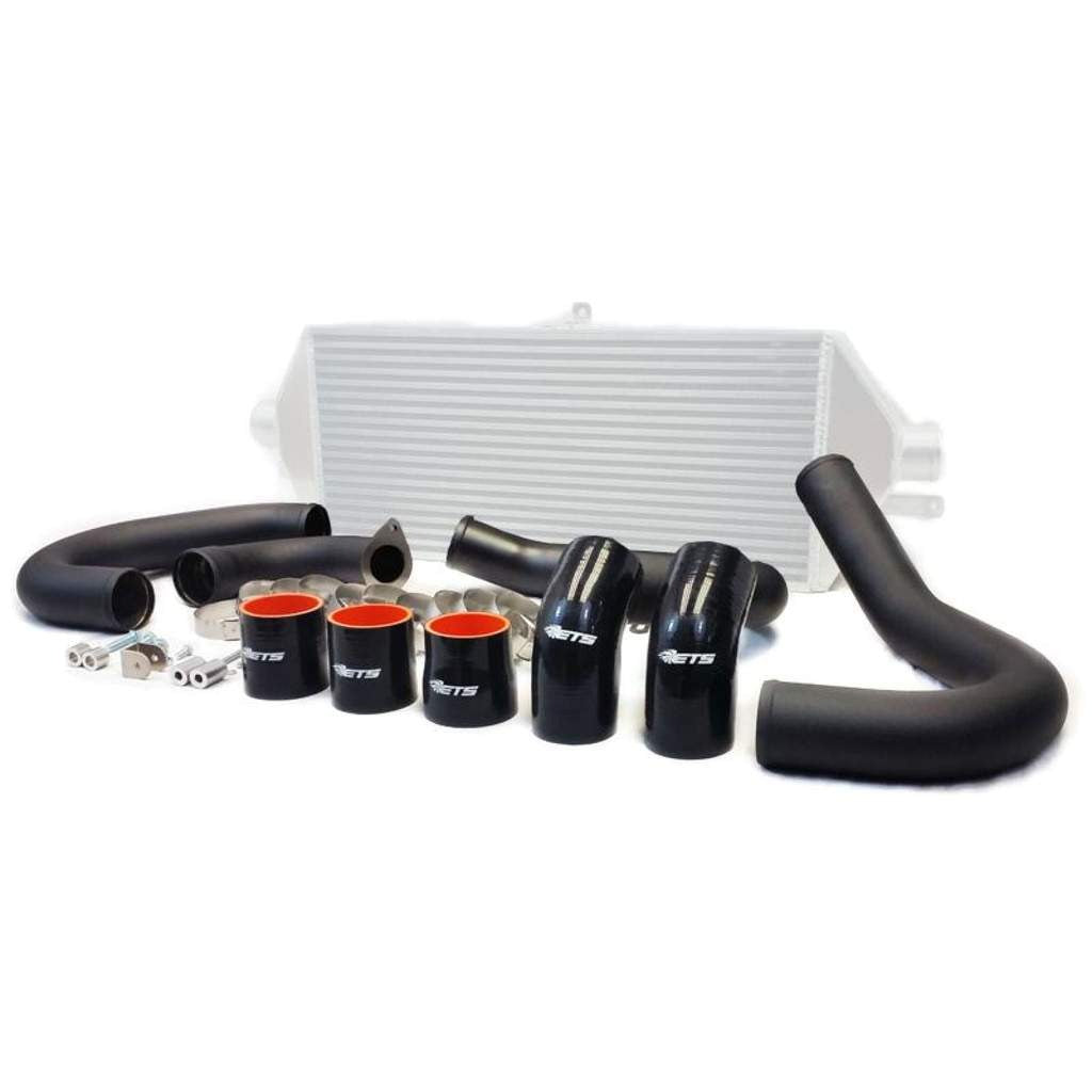 ETS Front Mount Intercooler Piping Kit w/ Tial BOV Flange Wrinkle Black - 2015-2021 Subaru WRX