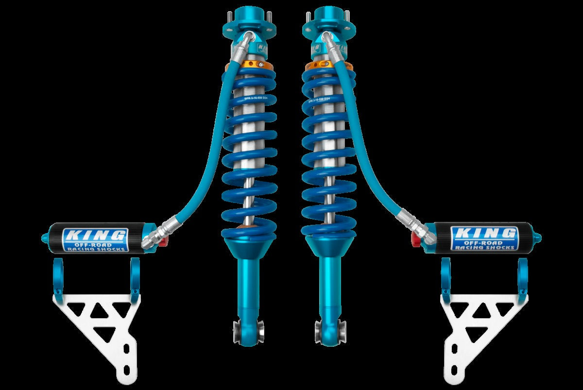 King Shocks 2019+ Ford Ranger Raptor 2.5 IBP Front Coilovers w/ RR & Comp Adj. - Pair
