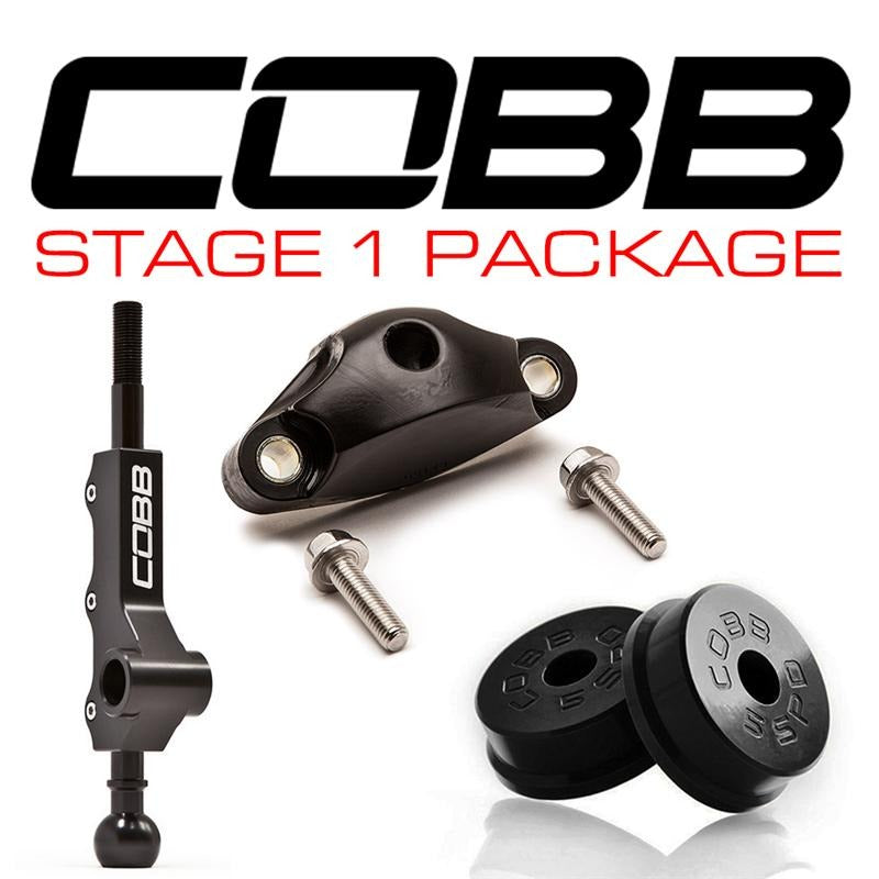Cobb Stage 1+ 5MT Drivetrain Package - White/Red Knob - 2008-2014 Subaru WRX / 2005-2009 Subaru Legacy GT / Outback XT / 2006-2008 Subaru Forester XT