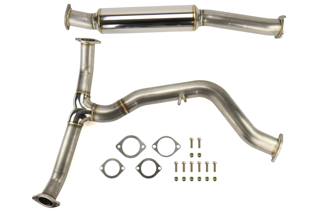 Remark Resonated Mid Pipe - 2015-2021 Subaru WRX / STI