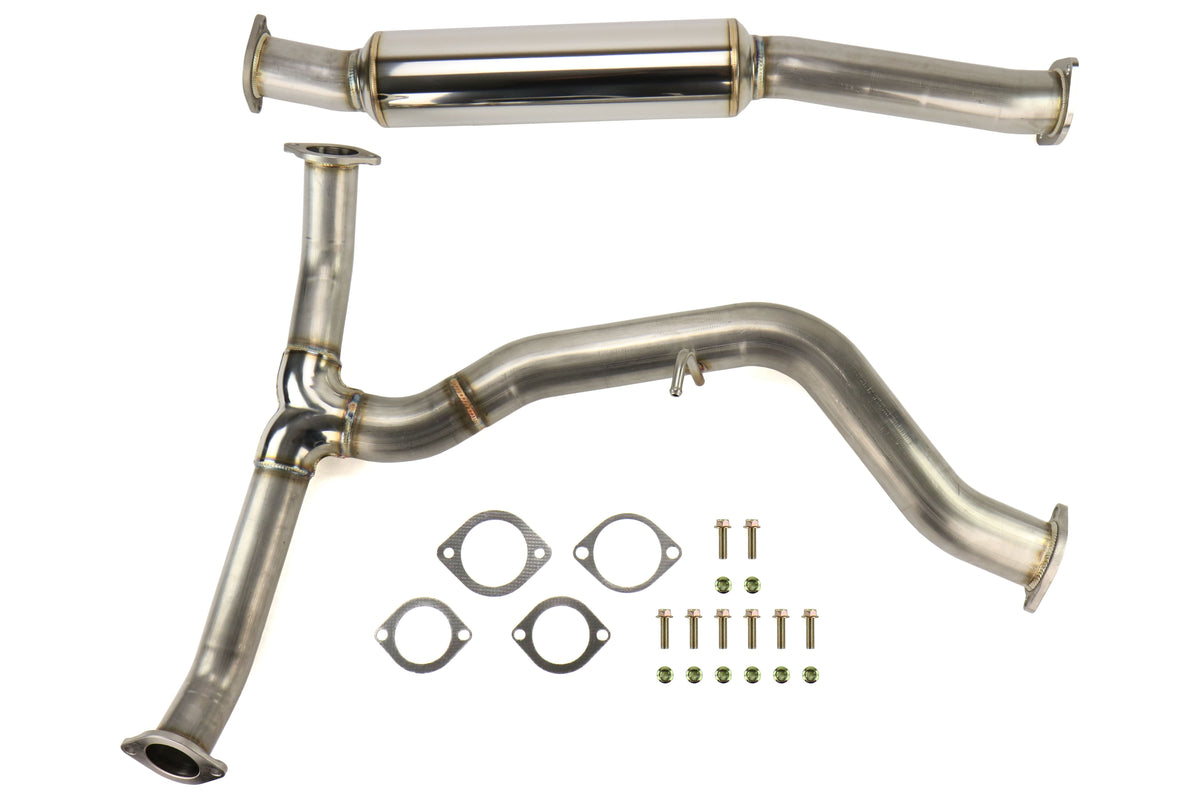 Remark Resonated Mid Pipe - 2015-2021 Subaru WRX / STI