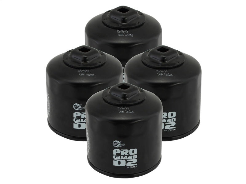 aFe Pro GUARD D2 Oil Filter (4-Pack) - 2013-2016 Scion FR-S / 2013-2020 Subaru BRZ H4-2.0L